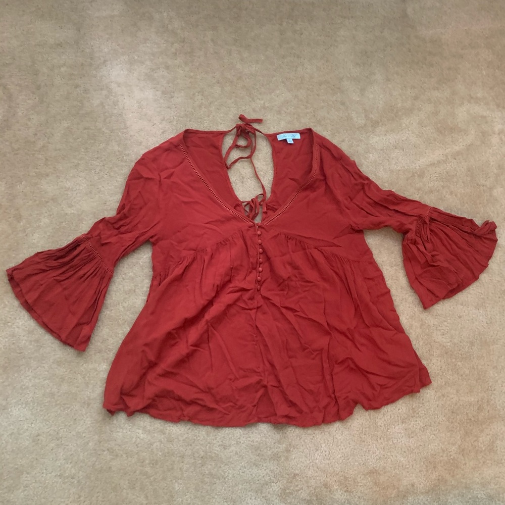 Flowy, rust top